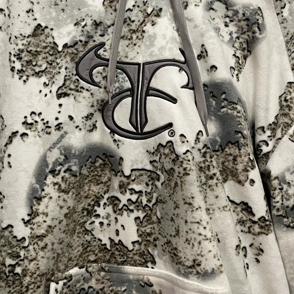 True Timber Polar Fleece Hoodie Mens 3X Camo Outdoor Warm Cozy Casual Winter NEW - Picture 3 of 8